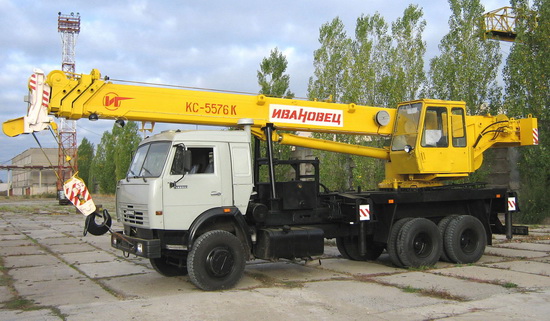 длина стрелы автокрана